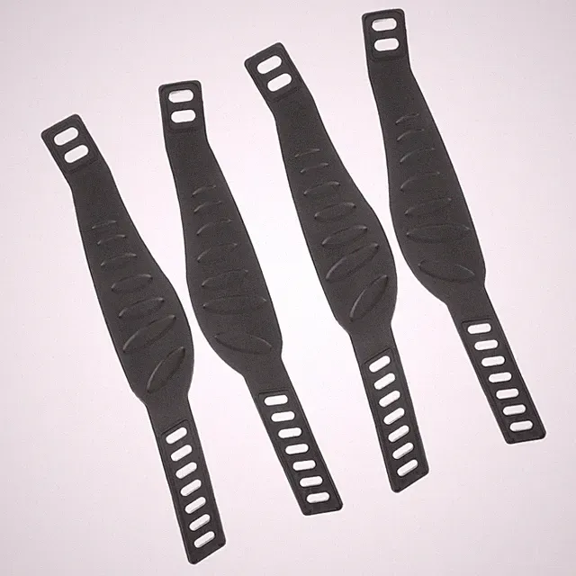 2 Pairs Elastic Pedal Straps Bicycle Anti-drop Accessories for Exercise Bike