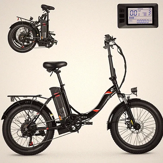 20"Fat Tire Electric Bike 500W 48V🔋Mountain Bicycle Folding EBike for Men/Women