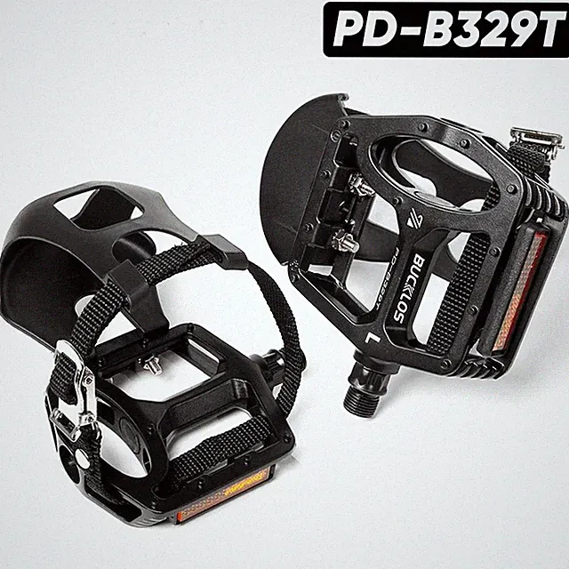 9/16inch Mountain Bike Pedal with Toe Clip Indoor Exercise Bicycle Pedals Part