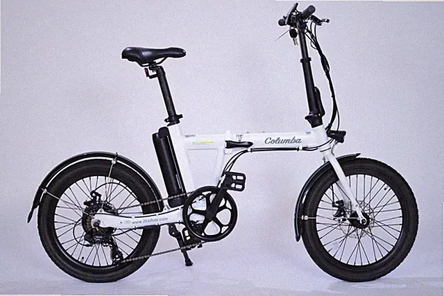 Columba Electric Alloy Folding Bikes for adults unisex exercise commute (FD20E)