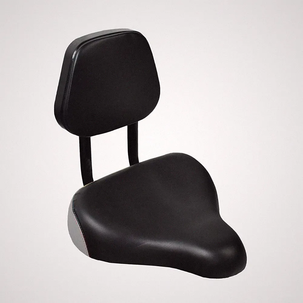 Comfortable Backrest Saddle Seat for Stationary Bicycle, Exercise Bike & Scooter