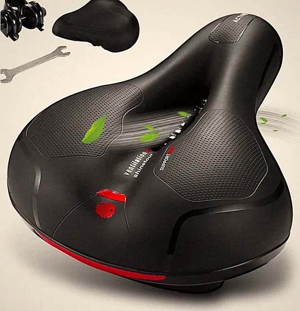 Comfortable Seat Cushion for Men Women with Dual Shock Absorbing Ball for Bike