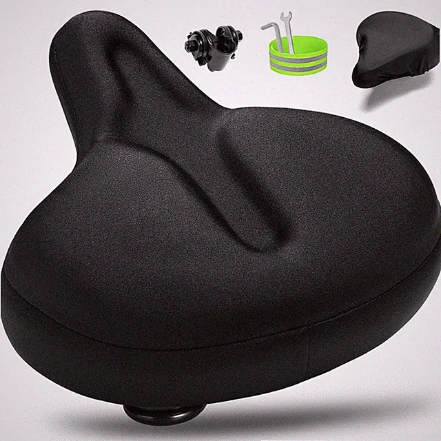 For bike Extra Wide Big Bum Bike Saddle Seat Bicycle Father's Day Gift for Dad