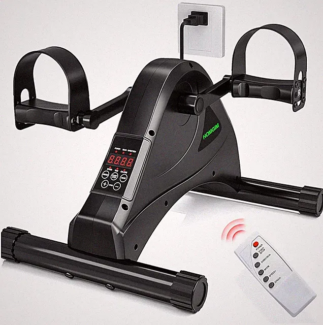 Motorized Mini Exercise Bike Electric Pedal Exerciser for Seniors Rehab Training