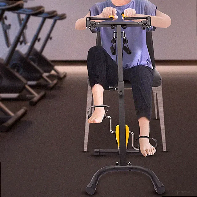 Pedal Exerciser For Seniors 8 Gear Adjustable Full Body Exercise Bike Foldable