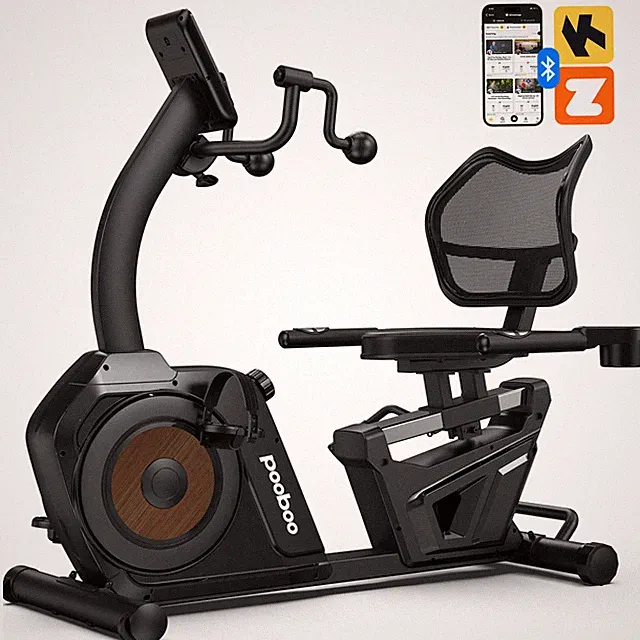 Recumbent Exercise Bike Dual Motion Arm Leg Exercisers for Senior Home Training