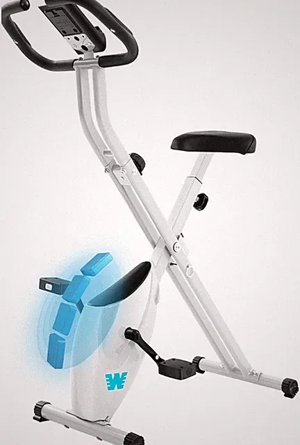 Stationary Exercise Bike for Home Workout 5 in 1 Foldable Indoor Cycling Bike f