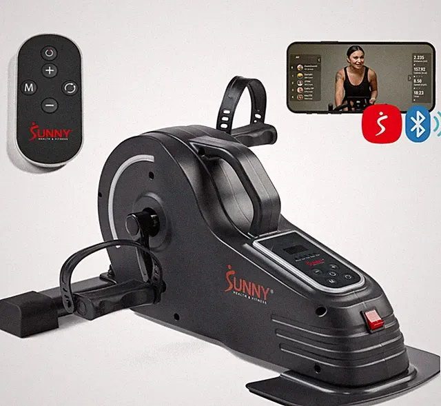 Sunny Health & Fitness 2-in-1 Motorized Mini Bike For Seniors SF-B0960SMART