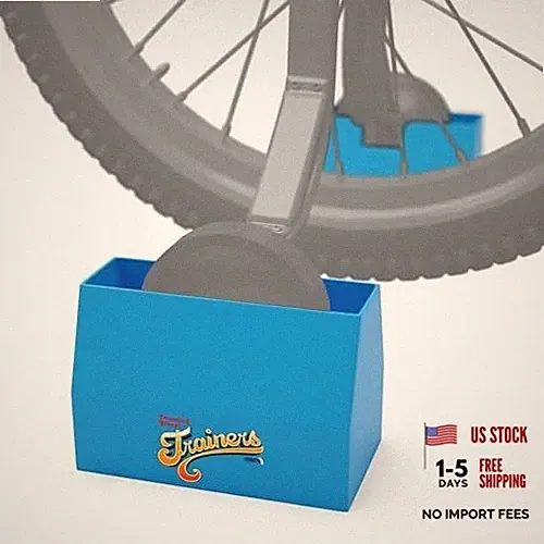 Training Wheel Trainers - Indoor Kids Stationary Bike Trainer Stand for Blue