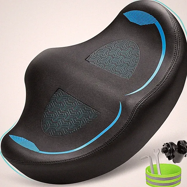 Universal cushion fit for exercise bikes, beach cruisers, city bikes and
