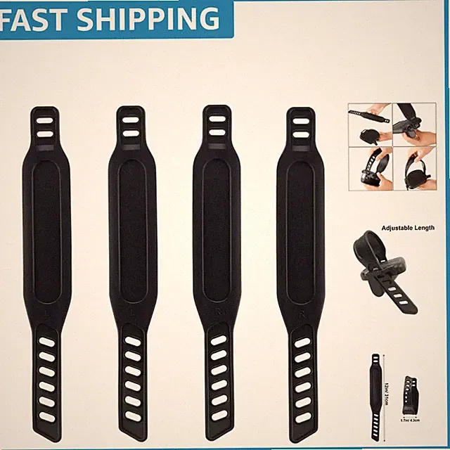 Universal Exercise Bike Pedal Straps - Adjustable Comfort for Every Foot Type