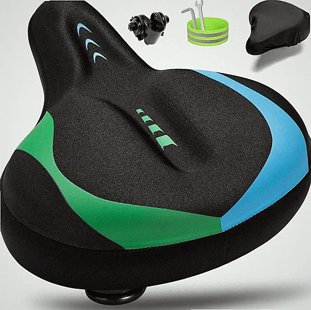 Universal replacement saddle for exercise bikes, mountain bikes, cruisers and