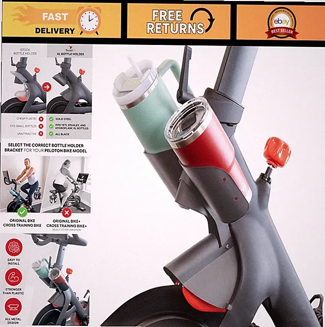 XL Replacement Bottle Holders for Peloton & Cross Training Bikes, Metal Mount Br